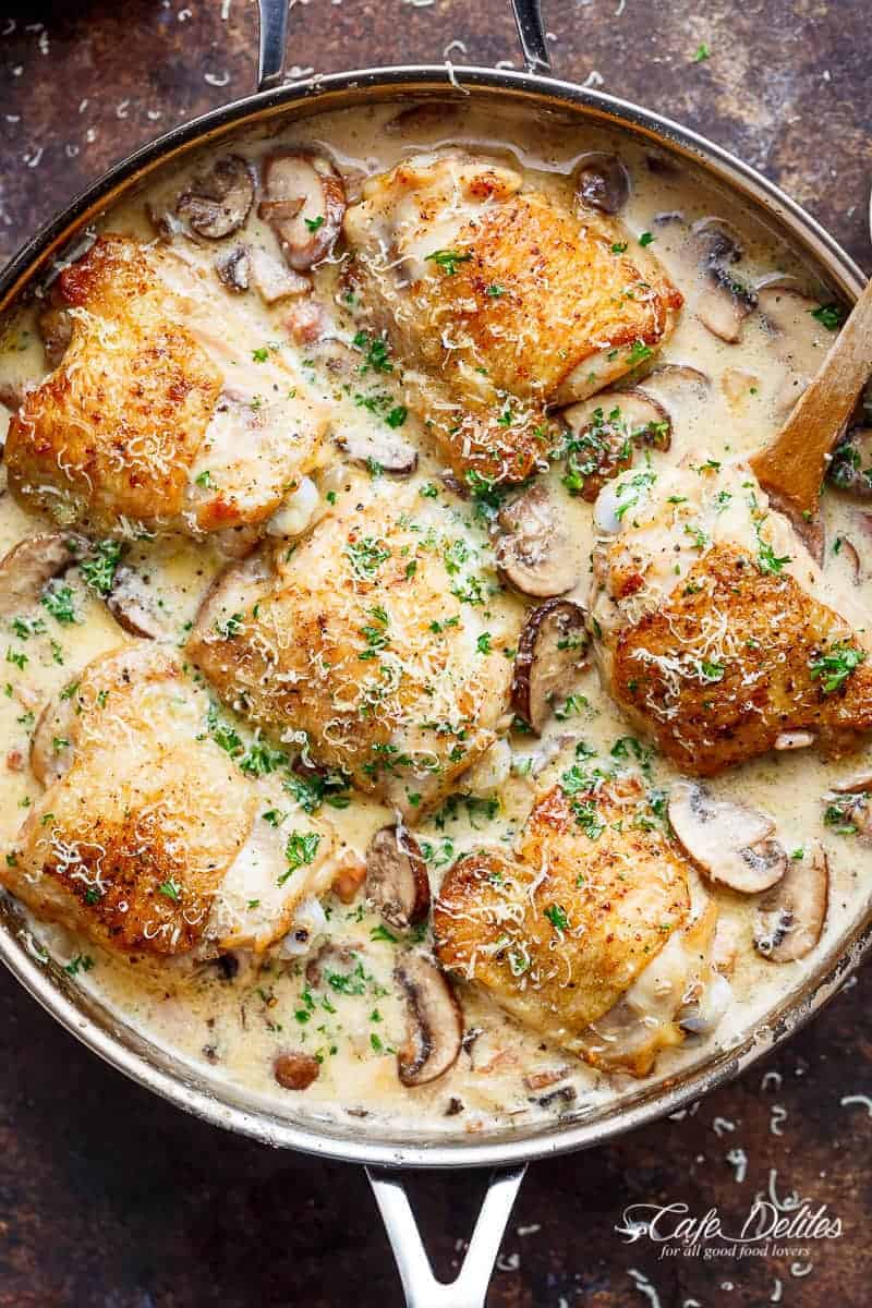 One-Pan Creamy Parmesan Herb Chicken: Easy 30-Minute Dinner